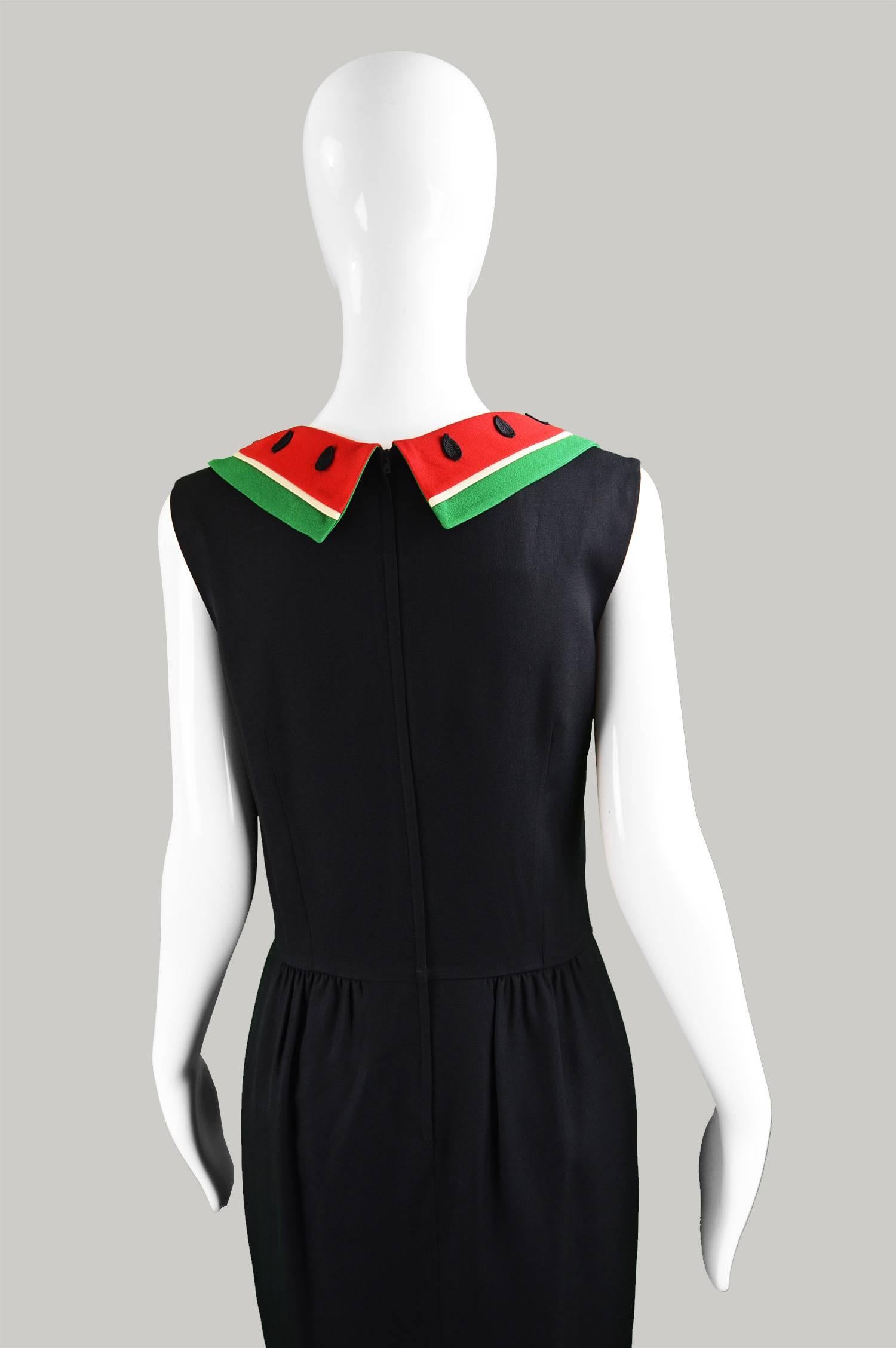 Moschino Cheap & Chic Vintage Watermelon Collar Dress, 1990s 2