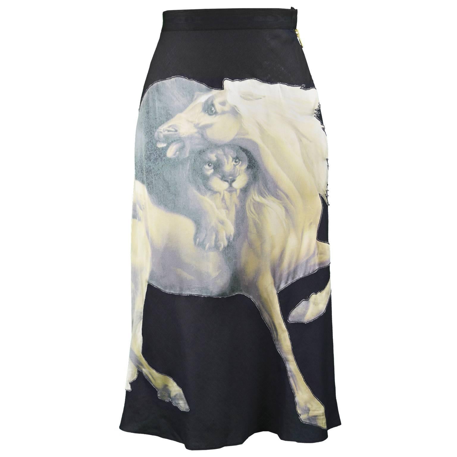 Chloe by Stella McCartney Skirt with George Stubbs Horse Appliqué, S/S 2001