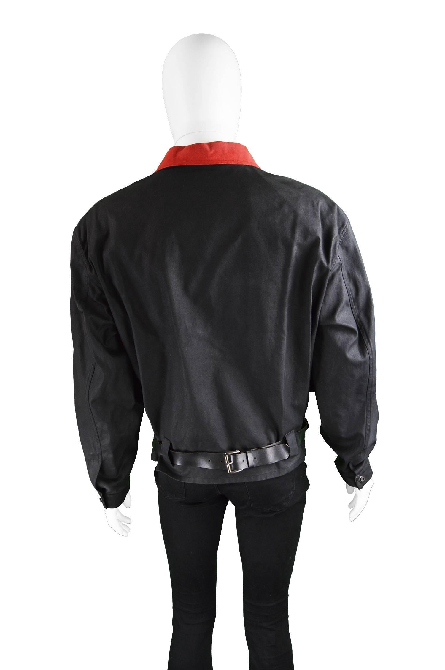 Calugi E Giannelli Men's Vintage Avant Garde Utility Jacket, 1980s 1