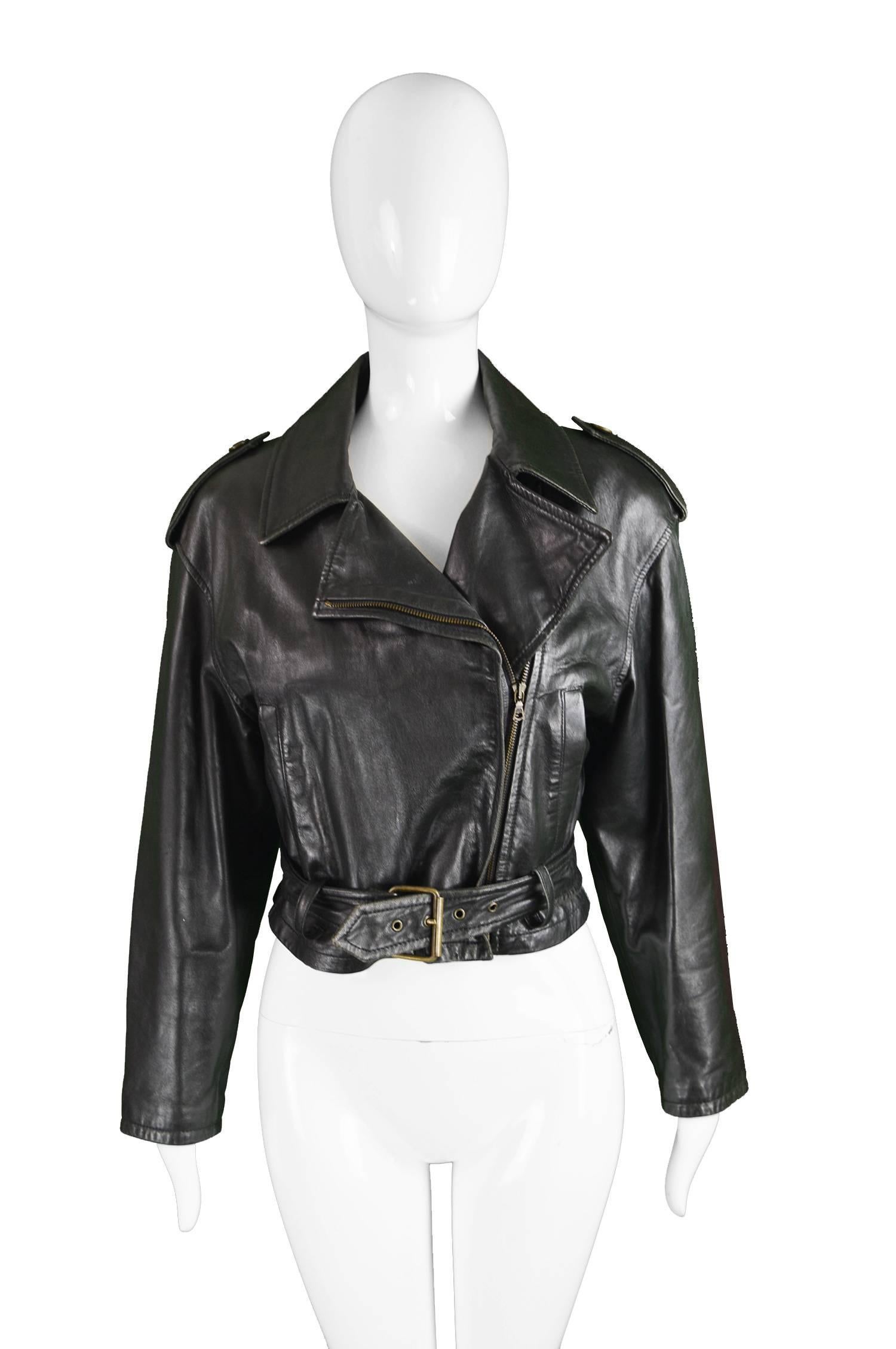 italian leather jacket women