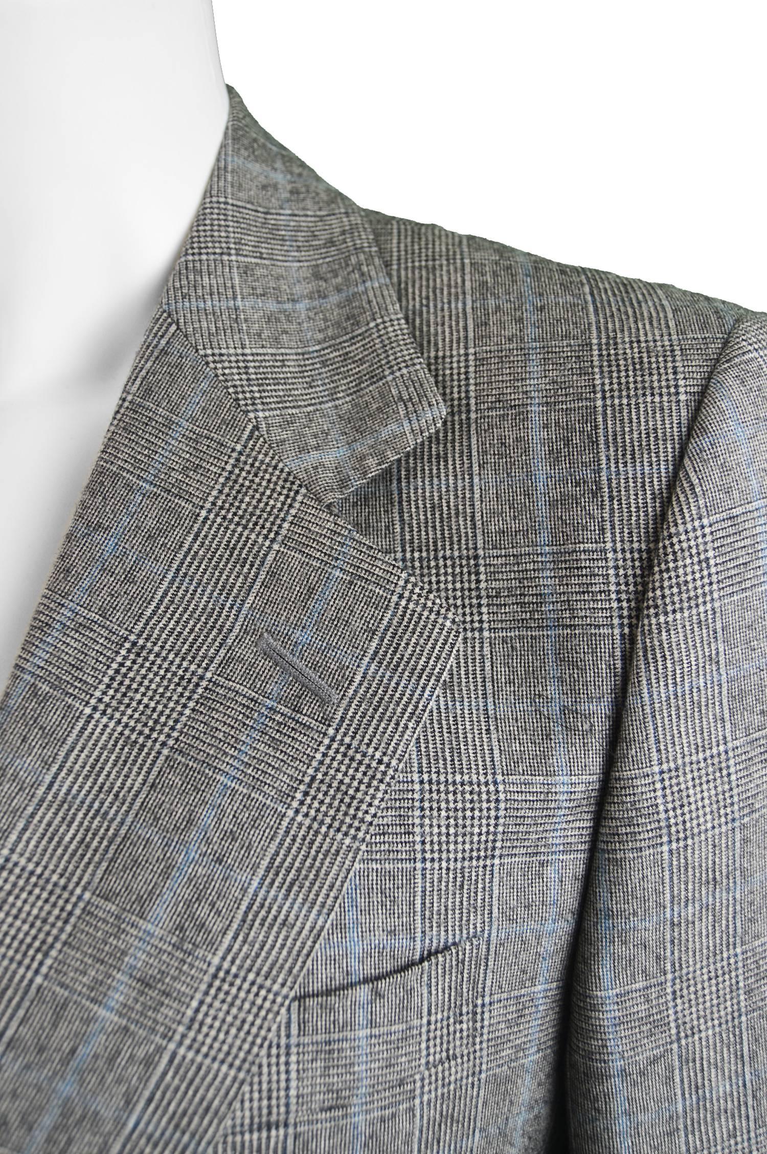 gray wool suit