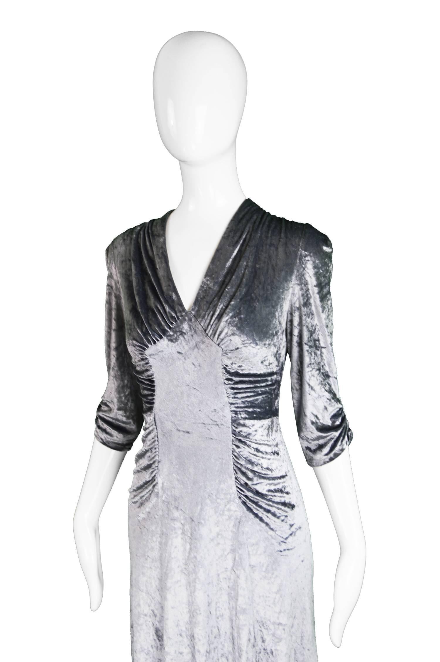 vintage silver dress