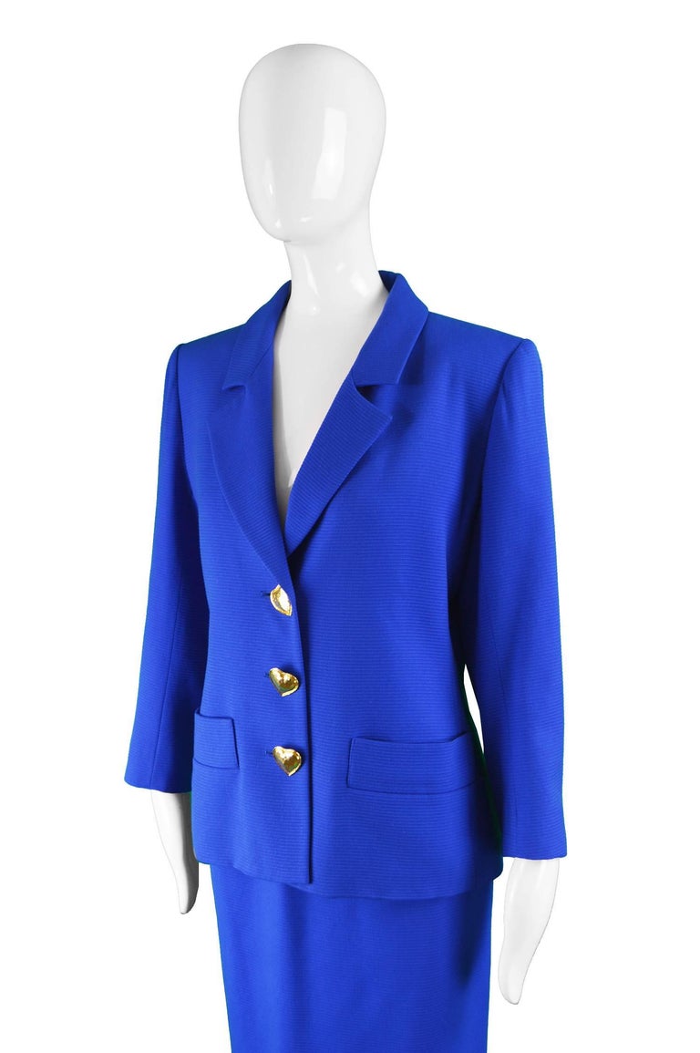 ysl blue blazer