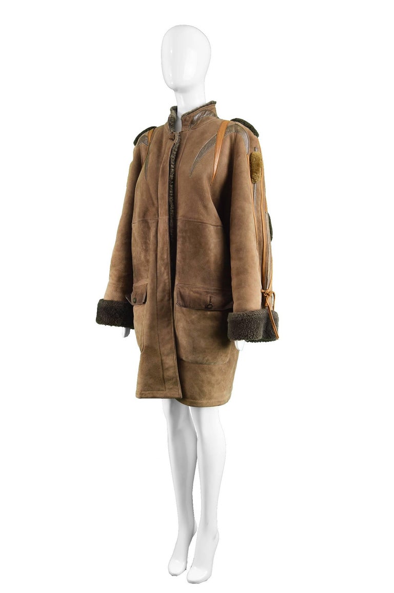 sheepskin coat 1980s