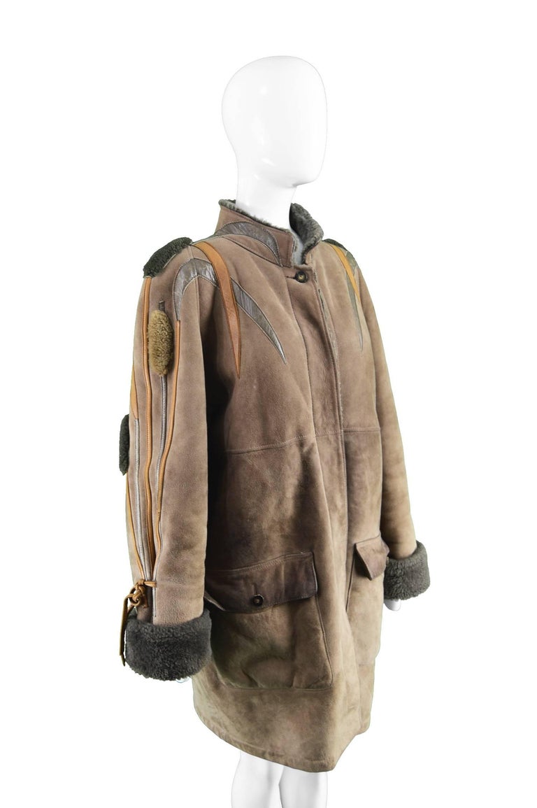 sheepskin coat 1980s