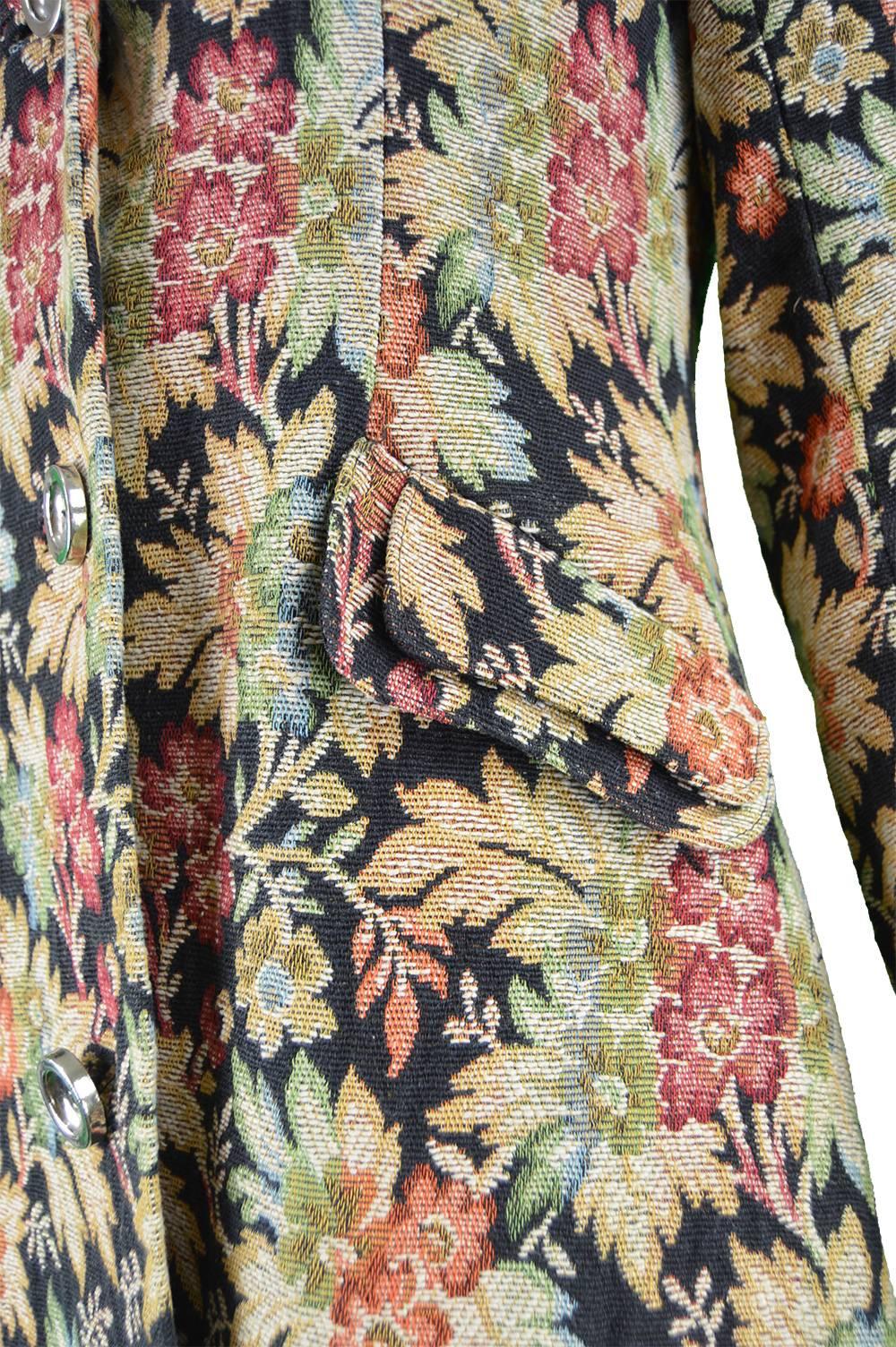 vintage floral coat