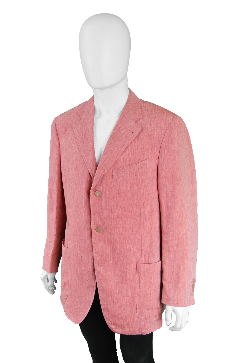 salmon pink blazer mens