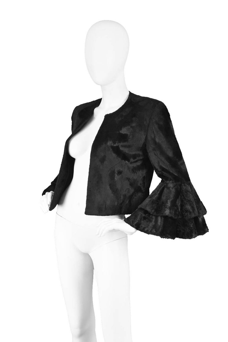 Archival 80s Moschino Faux Fur Coat