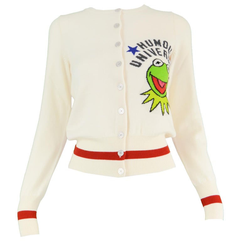 Cardigan Femme JC De Castelbajac - Coton Bleu - Taille L (46) - Occasion TBE
