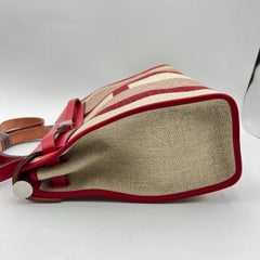 Sac cabas Hermès Herbag Zip 31 H « Vibration Rouge Piment », en cuir de vache Hunter, 2019