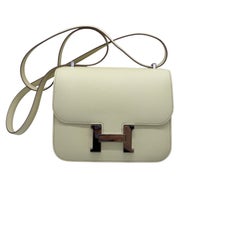Hermes Constance 18 Jaune Milto I8 Leather Silver Hardware Shoulder Bag 2026