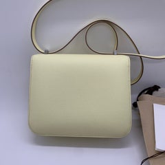 Hermes Constance 18 Jaune Milto I8 Leather Silver Hardware Shoulder Bag 2026