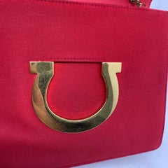 Salvatore Ferragamo Thalia Chain Shoulder Bag Women Gold Hardware