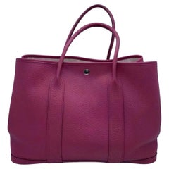 Hermes Garden Party 36 PM Rose Negonda Leather PalladiumHardware 2013