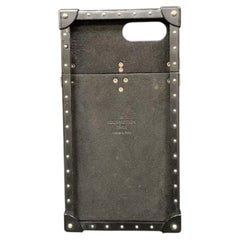 Funda para iPhone «Eye Trunk» de Louis Vuitton, de lona Monogram Eclipse negra, para iPhone 7 Plus