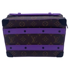Louis Vuitton Handle Soft Trunk Monogram Macassar Crossbody Handbag