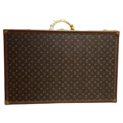 Louis Vuitton Monogram Alzer75 Trunk Hard Suitcase Luggage