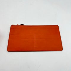 Hermes Jige Duo 22 Clutch Tomate Leather Red