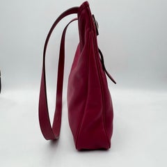 Hermes Massai Cut 32 Hobo Bag Slouchy Shoulder Tote Red 2010