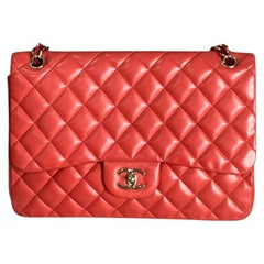 CHANEL Shanghai Collection Karl Lagerfeld Signature Large Flap Bag