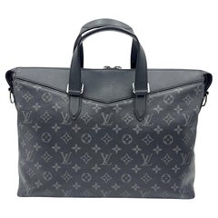 Louis Vuitton Monogram Eclipse Explorer Briefcase Business Bag