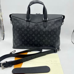 Louis Vuitton Monogram Eclipse Explorer Briefcase Business Bag