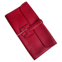 Hermes Jige Elan 29 Clutch-Tasche, rot (Rouge), Epsom-Leder, H-förmiger Reißverschluss, 2013