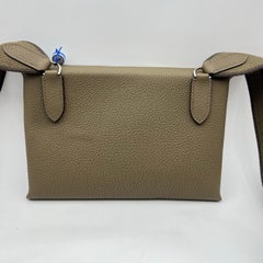 Hermes Videpoches Bag Leather gray Crossbody Messenger Pouch 2023