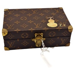 Louis Vuitton Hand-Painted Gourd Monogram Coffret Trésor 20 Trunk Box