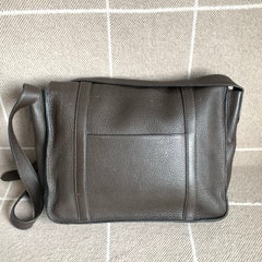 Hermes Steve Messenger Bag Togo Leather Brown Shoulder Crossbody Brown 2012