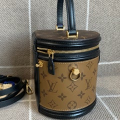 Louis Vuitton Cannes Monogram Reverse Canvas Bucket Bag Shoulder