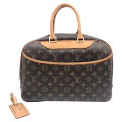 Louis Vuitton Monogram Canvas Deauville Satchel Bag