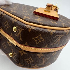 Louis Vuitton Monogram Petite Boite Chapeau Crossbody Bag Leather Handbag