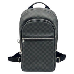 Louis Vuitton Michael Backpack Damier Graphite Canvas Mens Bag