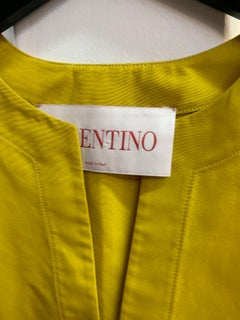 Valentino – Silk Feather Trim Tunic Mini dress. Size 40 Italian