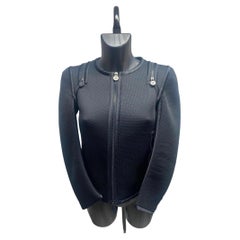 SS2012 Chanel Mesh Bomber Jacket - size 38