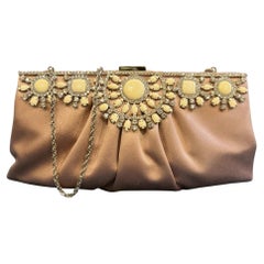 Pink Silk Valentino Garavani Evening shoulder bag