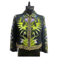 Givenchy RESORT 2012 by Riccardo Tisci Floral Botanical Cropped Jacket (FR 38)