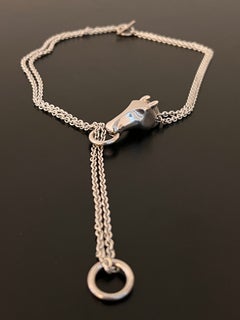 Collier « Hermès Au Galop » en argent sterling – Modèle rare et discontinué
