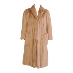 Alixandre Furs Honey Blond Mink Coat