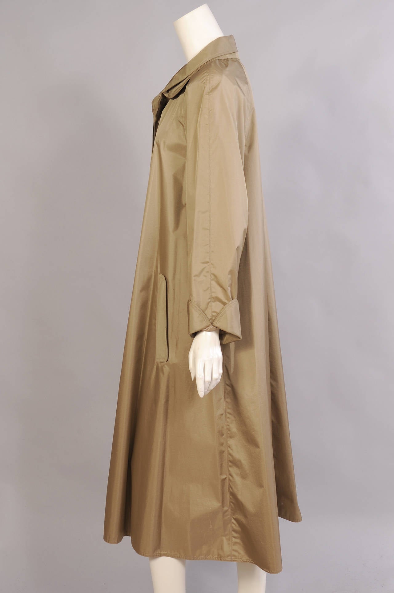 Chloe Raincoat, Never Worn, Rare Larger Size For Sale at 1stdibs