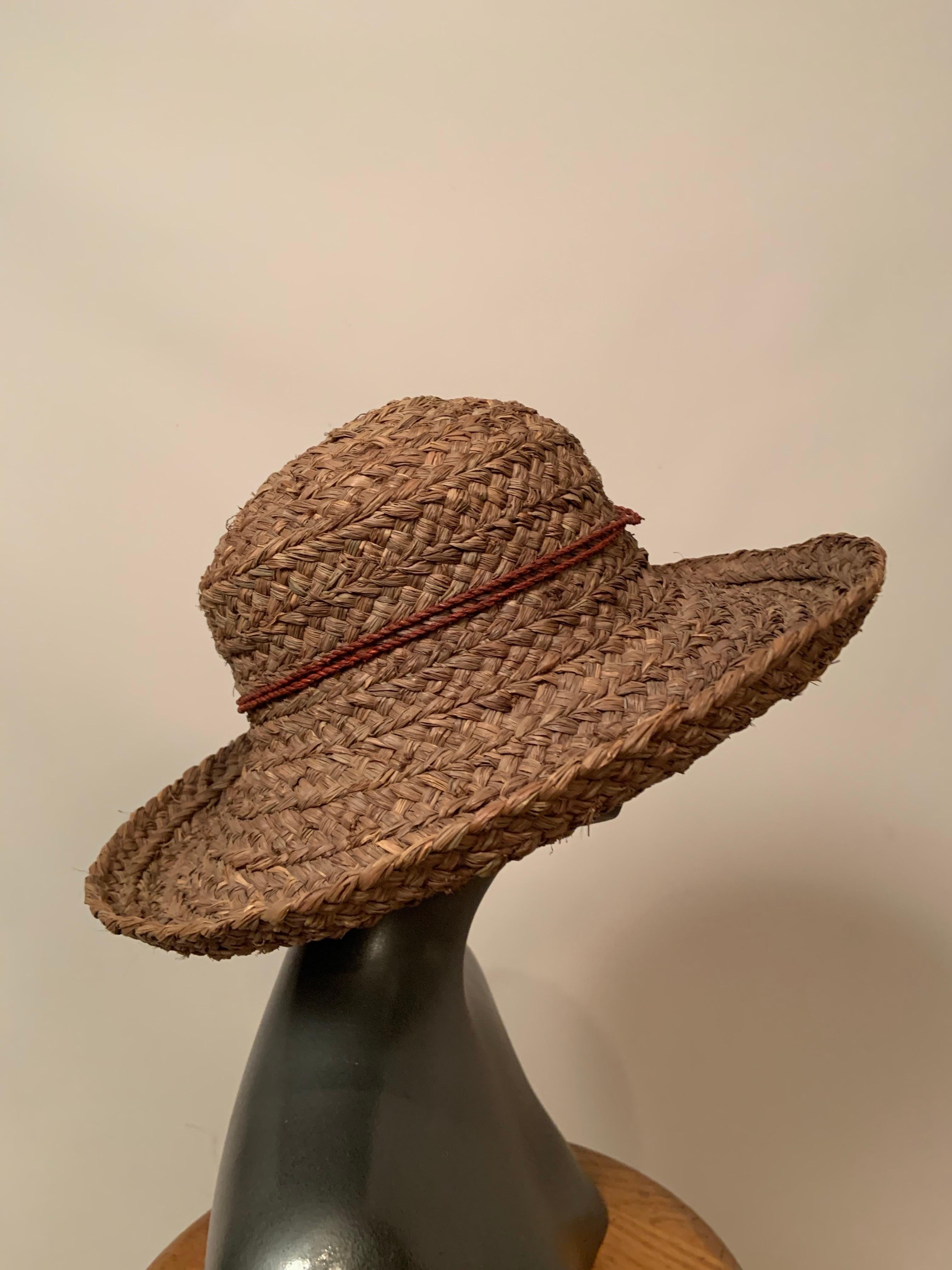 Marrone Cappello di paglia marrone cacao Helen Kaminski in vendita