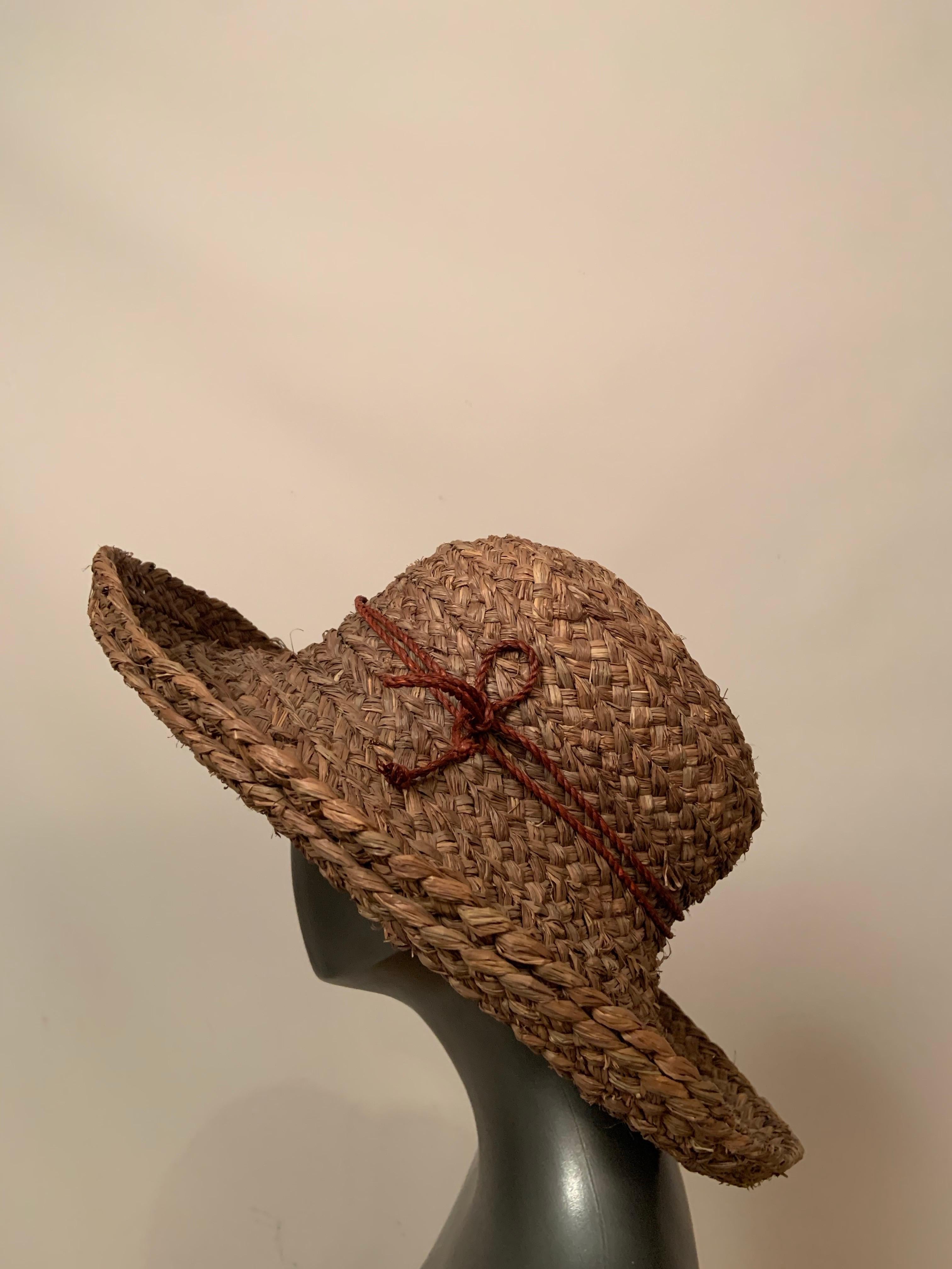 Cappello di paglia marrone cacao Helen Kaminski in vendita 2
