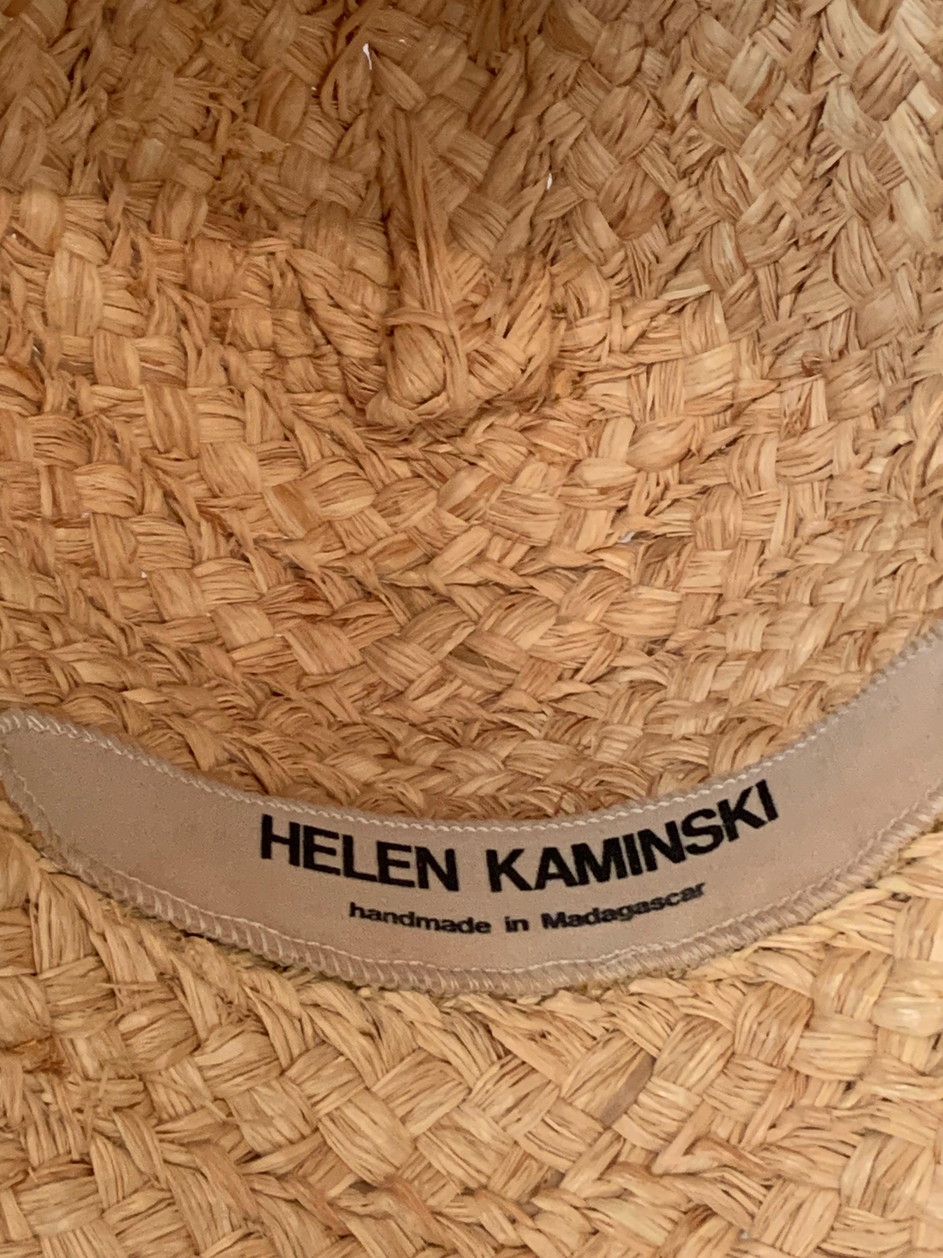 Donna Cappello di paglia Helen Kaminski Nature Tan in vendita