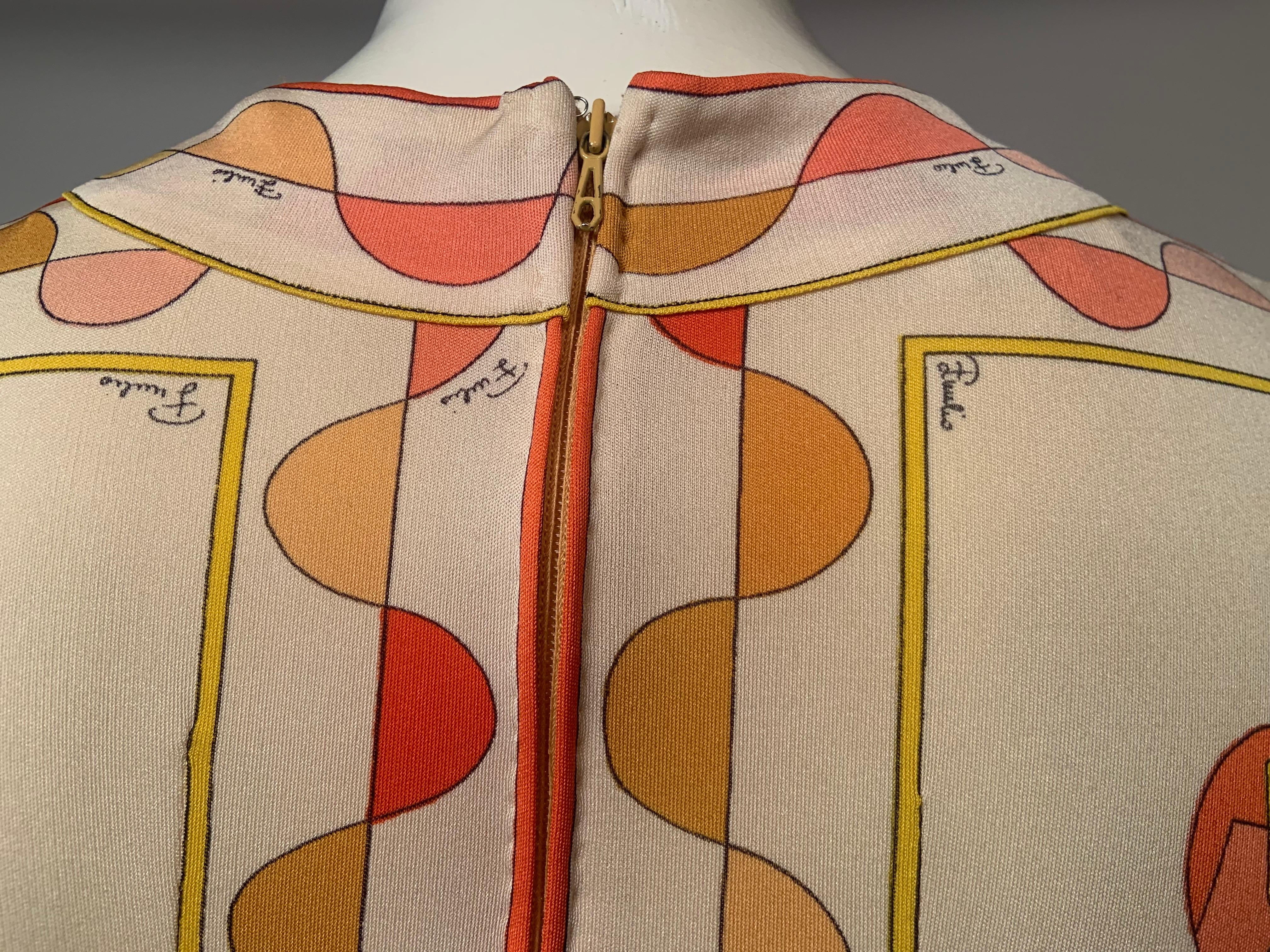 Emilio Pucci - Robe en jersey de soie en vente 6