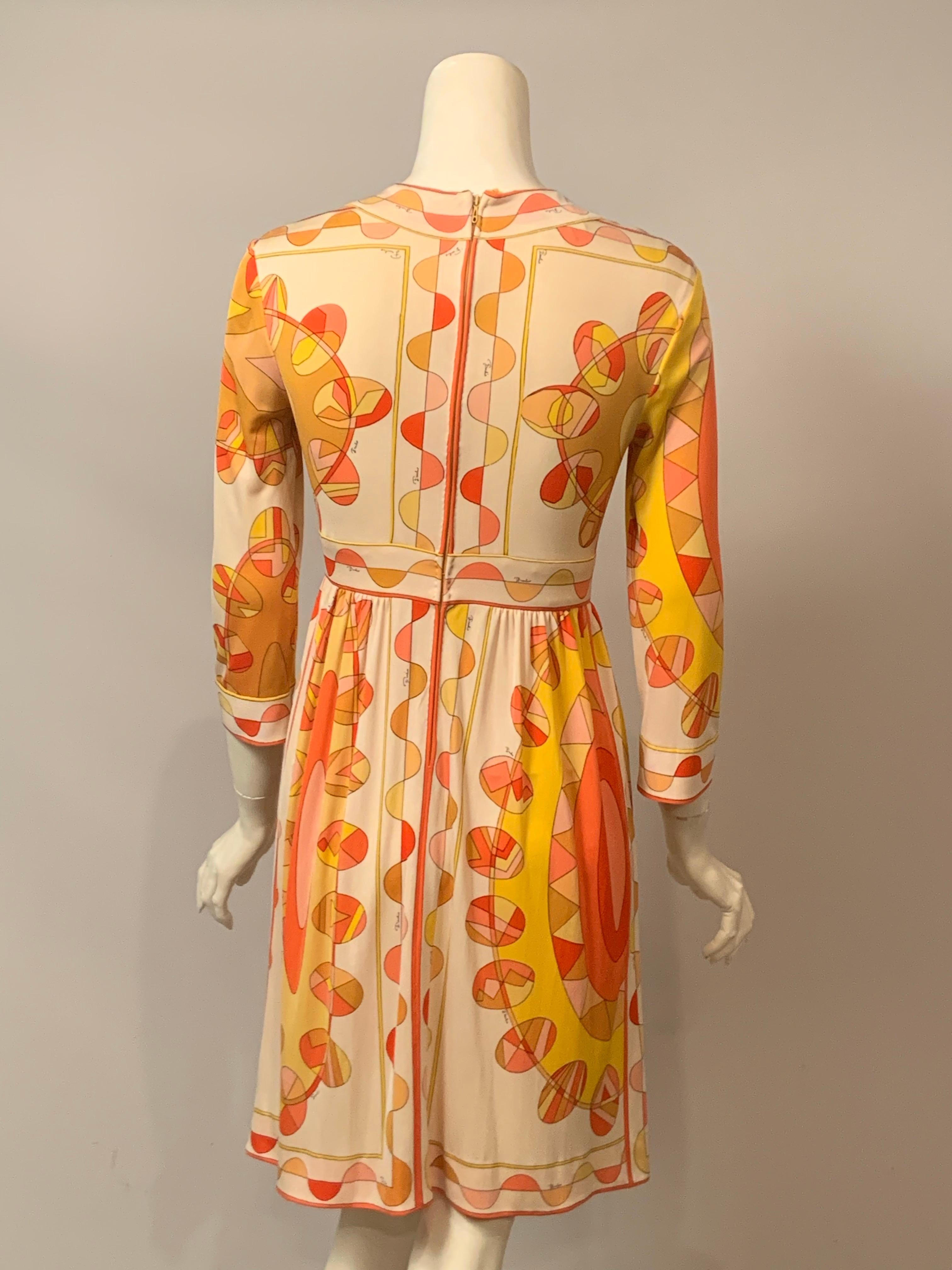Emilio Pucci - Robe en jersey de soie en vente 3
