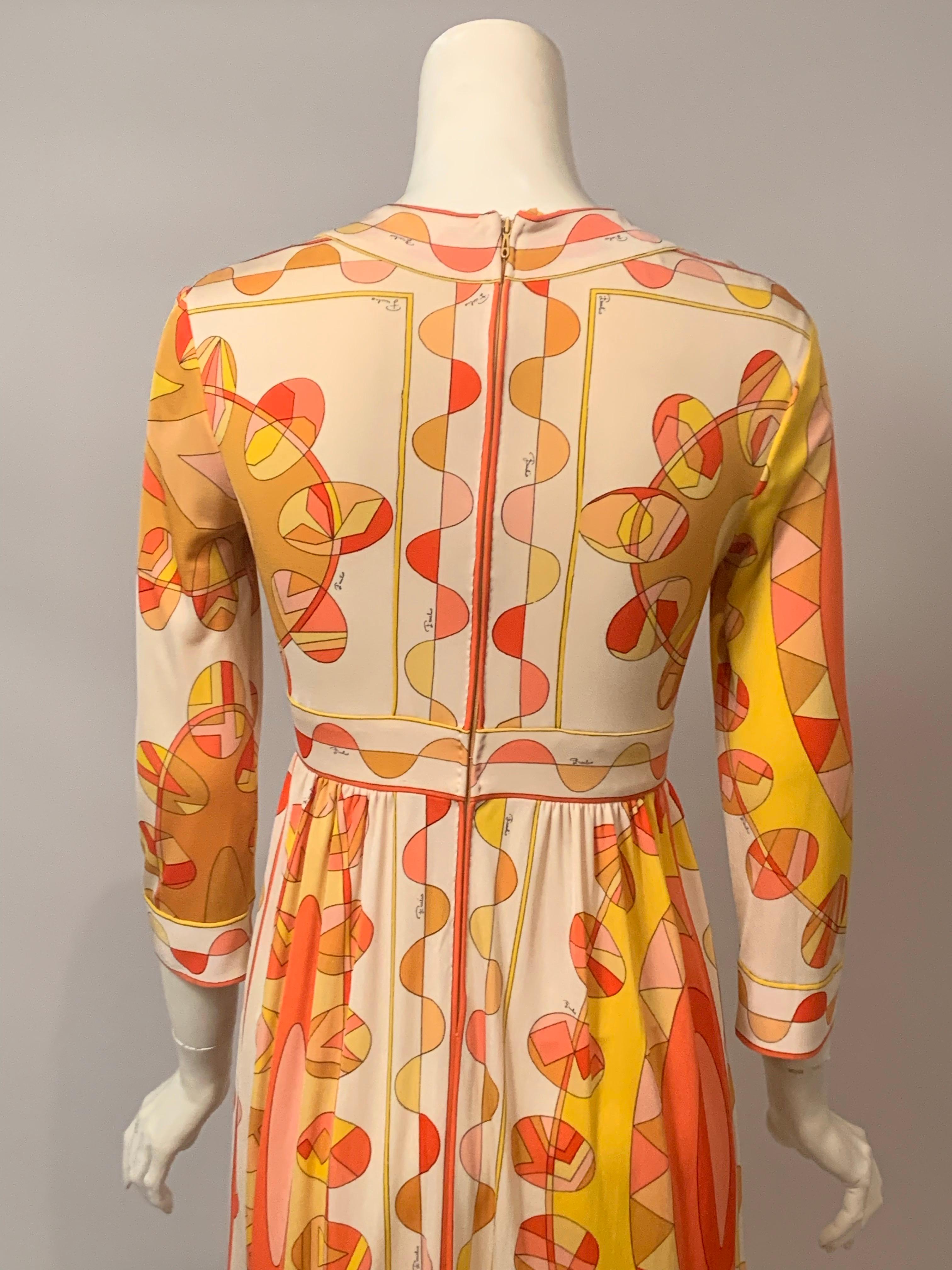 Emilio Pucci - Robe en jersey de soie en vente 4