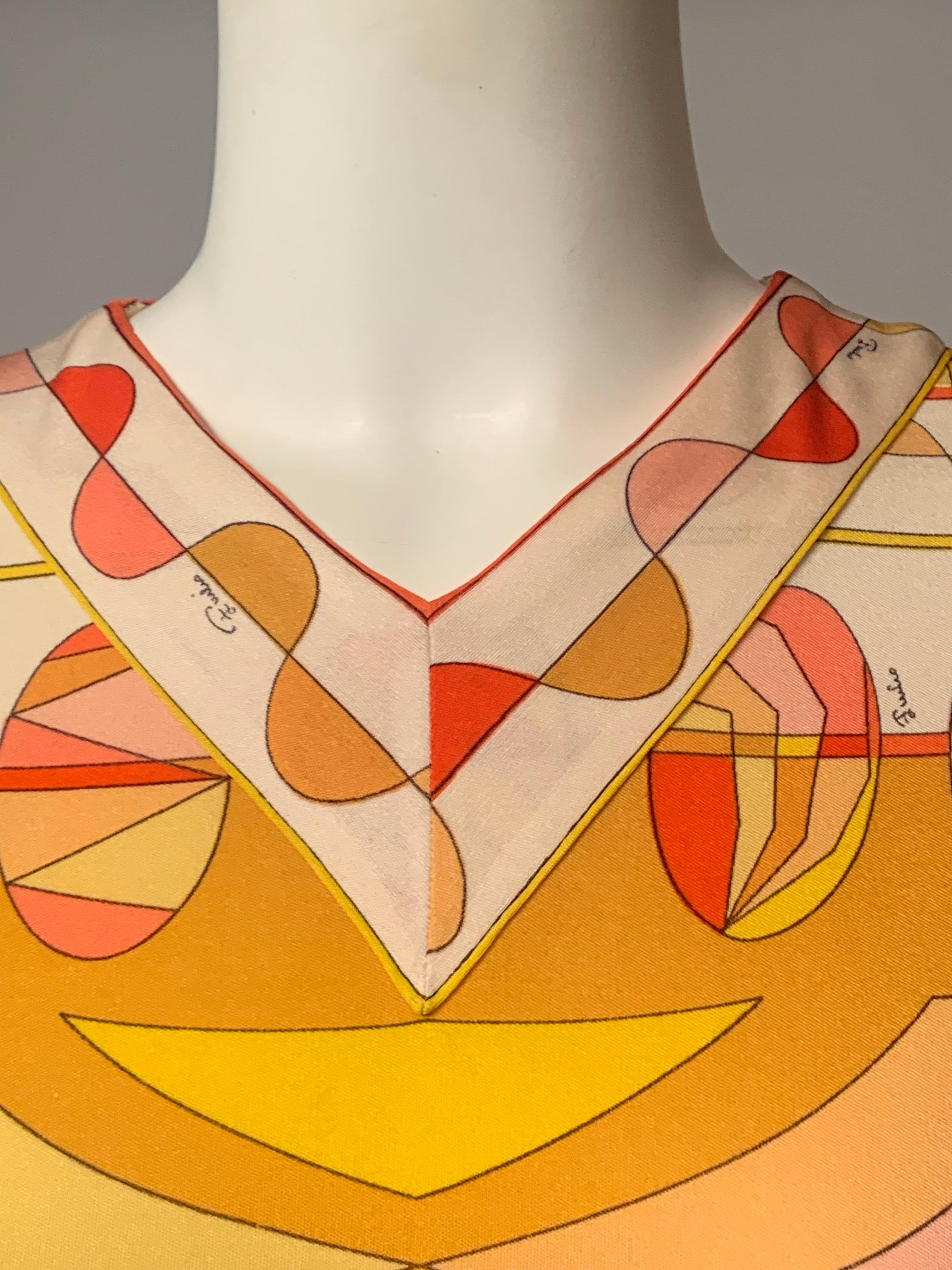 Emilio Pucci - Robe en jersey de soie Bon état - En vente à New Hope, PA