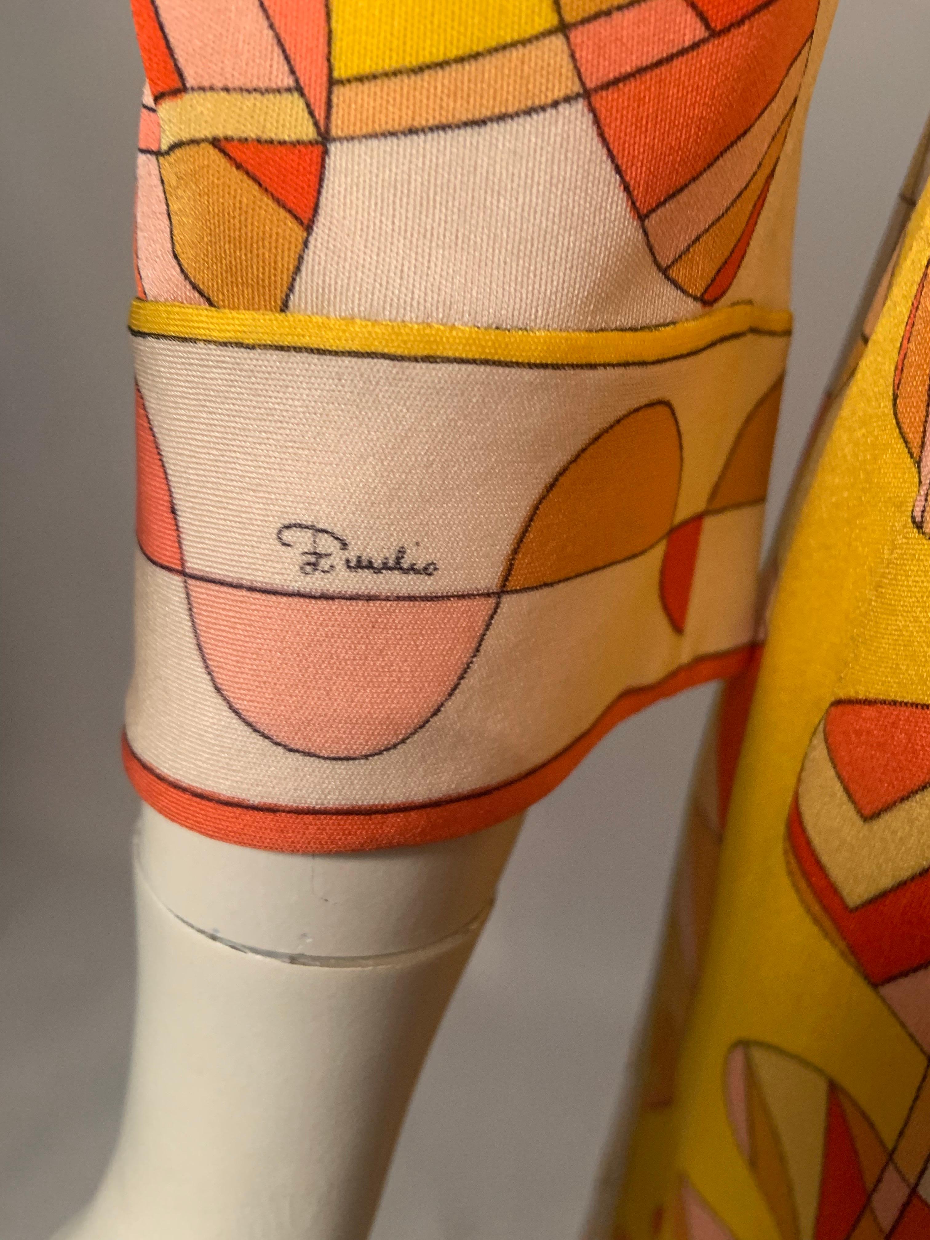 Emilio Pucci - Robe en jersey de soie en vente 2