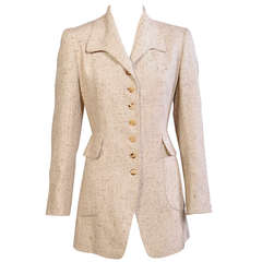 Hermes Equestrian Style Silk Jacket